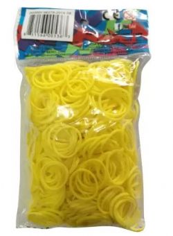 *** SACS D'ÉLASTIQUES À BRACELETS JAUNE ( ÉTAIT #03-RLE01 )